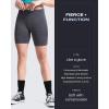 imageAoxjox Booty Contour Seamless Workout Biker Shorts for Women Tummy Control High Waisted Athletic Running Yoga Short 5quotBlack Speckled Marl Pro Shorts  Pro Shorts