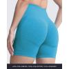 imageAoxjox Booty Contour Seamless Workout Biker Shorts for Women Tummy Control High Waisted Athletic Running Yoga Short 5quotBlue Jewel Marl
