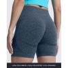 imageAoxjox Booty Contour Seamless Workout Biker Shorts for Women Tummy Control High Waisted Athletic Running Yoga Short 5quotDeep Teal Marl