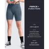 imageAoxjox Booty Contour Seamless Workout Biker Shorts for Women Tummy Control High Waisted Athletic Running Yoga Short 5quotDeep Teal Marl