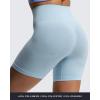 imageAoxjox Booty Contour Seamless Workout Biker Shorts for Women Tummy Control High Waisted Athletic Running Yoga Short 5quotKentucky Blue Marl