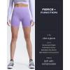 imageAoxjox Booty Contour Seamless Workout Biker Shorts for Women Tummy Control High Waisted Athletic Running Yoga Short 5quotLilac Marl Not Squat Proof But Cute