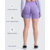 imageAoxjox Booty Contour Seamless Workout Biker Shorts for Women Tummy Control High Waisted Athletic Running Yoga Short 5quotLilac Marl Not Squat Proof But Cute