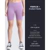 imageAoxjox Booty Contour Seamless Workout Biker Shorts for Women Tummy Control High Waisted Athletic Running Yoga Short 5quotLupine Marl