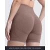 imageAoxjox Booty Contour Seamless Workout Biker Shorts for Women Tummy Control High Waisted Athletic Running Yoga Short 5quotMocha Marl Not Very Squat Proof But Cute