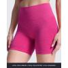 imageAoxjox Booty Contour Seamless Workout Biker Shorts for Women Tummy Control High Waisted Athletic Running Yoga Short 5quotRose Red Marl  Pro Shorts Not Squat Proof But Cute