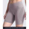 imageAoxjox Booty Contour Seamless Workout Biker Shorts for Women Tummy Control High Waisted Athletic Running Yoga Short 5quotSatellite Marl