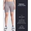 imageAoxjox Booty Contour Seamless Workout Biker Shorts for Women Tummy Control High Waisted Athletic Running Yoga Short 5quotSatellite Marl
