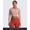 imageAoxjox Long Sleeve Crop Tops for Women Emma Twist Back Workout Cropped T Shirt TopWoodrose
