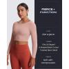 imageAoxjox Long Sleeve Crop Tops for Women Emma Twist Back Workout Cropped T Shirt TopWoodrose