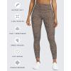 imageAoxjox High Waisted Workout Leggings for Women Trinity Yoga Pants 265quotA Coffee Dot Print