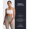 imageAoxjox High Waisted Workout Leggings for Women Tummy Control Buttery Soft Yoga Metamorph Deep V Pants 26quotDriftwood Run Small size Up