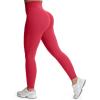 imageAoxjox High Waisted Workout Leggings for Women Tummy Control Buttery Soft Yoga Metamorph Deep V Pants 26quotLove Potionl See Through