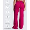 imageAoxjox Womens Workout Athlenza Straight Leg Bottoms High Waist Lumastretch Gym Yoga Pants 31quot 33quot 35quotFuchsia