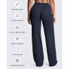 imageAoxjox Womens Workout Athlenza Straight Leg Bottoms High Waist Lumastretch Gym Yoga Pants 31quot 33quot 35quotNavy