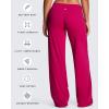 imageAoxjox Womens Workout Fold Over Waist Straight Leg Bottoms Lumastretch Gym Yoga Pants 31quot33quot35quotFuchsia