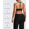 imageAoxjox Womens Workout Sports Bras Fitness Training Gym Athlenza TBack Bra Lumastretch Yoga Crop TankBlack