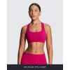 imageAoxjox Womens Workout Sports Bras Fitness Training Gym Athlenza TBack Bra Lumastretch Yoga Crop TankFuchsia