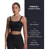 imageAoxjox Womens Workout Sports Bras Fitness Yoga Crop Tank Twist Back CamiBlack Leopard Print