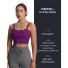 imageAoxjox Womens Workout Sports Bras Fitness Yoga Crop Tank Twist Back CamiDark Purple