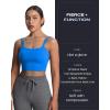 imageAoxjox Womens Workout Sports Bras Fitness Yoga Crop Tank Twist Back CamiDirectoire Blue
