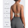 imageAoxjox Womens Workout Sports Bras Fitness Yoga Crop Tank Twist Back CamiMink