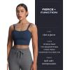 imageAoxjox Womens Workout Sports Bras Fitness Yoga Crop Tank Twist Back CamiNavy