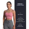 imageAoxjox Womens Workout Sports Bras Fitness Yoga Crop Tank Twist Back CamiPink