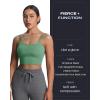 imageAoxjox Womens Workout Sports Bras Fitness Yoga Crop Tank Twist Back CamiSage Green