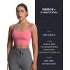 imageAoxjox Womens Workout Sports Bras Fitness Yoga Crop Tank Twist Back CamiSalmon Rose