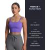 imageAoxjox Womens Workout Sports Bras Fitness Yoga Crop Tank Twist Back CamiViolet