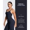 imageAoxjox Workout Athlenza Jumpsuit for Women Straight Leg Cross Back One Piece Lumastretch Gym Yoga Sports Bras JumpsuitsNavy