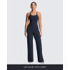 imageAoxjox Workout Athlenza Jumpsuit for Women Straight Leg Cross Back One Piece Lumastretch Gym Yoga Sports Bras JumpsuitsNavy