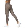 imageAoxjox High Waisted Workout Leggings for Women Trinity Yoga Pants 265quotA Coffee Dot Print