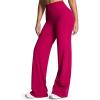 imageAoxjox Womens Workout Athlenza Straight Leg Bottoms High Waist Lumastretch Gym Yoga Pants 31quot 33quot 35quotFuchsia