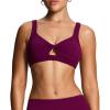 imageAoxjox Womens Workout Sports Bras Fitness Training Gym Athlenza Twist Bra Lumastretch Yoga Crop TankBurgundy