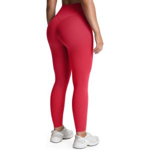 imageAoxjox High Waisted Workout Leggings for Women Tummy Control Buttery Soft Yoga Metamorph Deep V Pants 26quotLove Potionl See Through