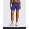 imageAoxjox Seamless Biker Shorts for Women Impact Hidden Scrunch Low Waisted Athletic Yoga Short 35quot45quot5quot6quotDark Indigo
