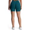 imageAoxjox Seamless Biker Shorts for Women Impact Hidden Scrunch Low Waisted Athletic Yoga Short 35quot45quot5quot6quotDeep Blue Lagoon
