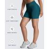 imageAoxjox Seamless Biker Shorts for Women Impact Hidden Scrunch Low Waisted Athletic Yoga Short 35quot45quot5quot6quotDeep Blue Lagoon