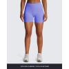 imageAoxjox Seamless Biker Shorts for Women Impact Hidden Scrunch Low Waisted Athletic Yoga Short 35quot45quot5quot6quotPeriwinkle