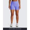 imageAoxjox Seamless Biker Shorts for Women Impact Hidden Scrunch Low Waisted Athletic Yoga Short 35quot45quot5quot6quotPeriwinkle