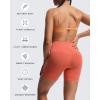 imageAoxjox Womens Workout Sports Bras Fitness Adjusted Ariel Halter Bra Yoga Crop TankPapaya Orange