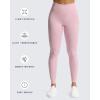 imageAoxjox Scrunch Seamless Leggings for Women High Waisted Tummy Control 20 Smile Contour Workout Yoga Pants 24quotLilac Pink Marlscrunch