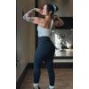 imageAoxjox Scrunch Seamless Leggings for Women High Waisted Tummy Control 20 Smile Contour Workout Yoga Pants 24quotNavy Peony Marlscrunch