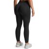 imageAoxjox Workout Kinetic Seamles Leggings for Women High Waisted Hidden Scrunch Tummy Control Gym Yoga Pants 23quotBlack