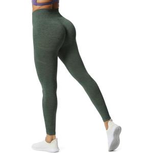 imageAoxjox Scrunch Seamless Leggings for Women High Waisted Tummy Control 20 Smile Contour Workout Yoga Pants 24quotDark Forest Marlscrunch