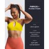 imageAoxjox Womens Workout Sports Bras Fitness Adjusted Ariel Halter Bra Yoga Crop TankVibrant Yellow