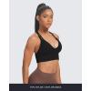 imageAoxjox Womens Workout Sports Bras Fitness Trainning Infinity Gym Bra Yoga Crop TankBlack New