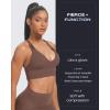 imageAoxjox Womens Workout Sports Bras Fitness Trainning Infinity Gym Bra Yoga Crop TankFudge Coffee